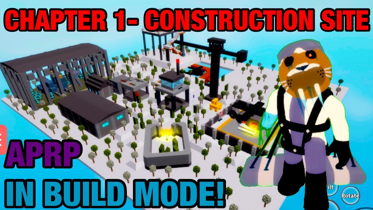 RECREATING APRP 'CONSTRUCTION SITE' IN PIGGY BUILD MODE!!! /ROBLOX PIGGY AND APRP/