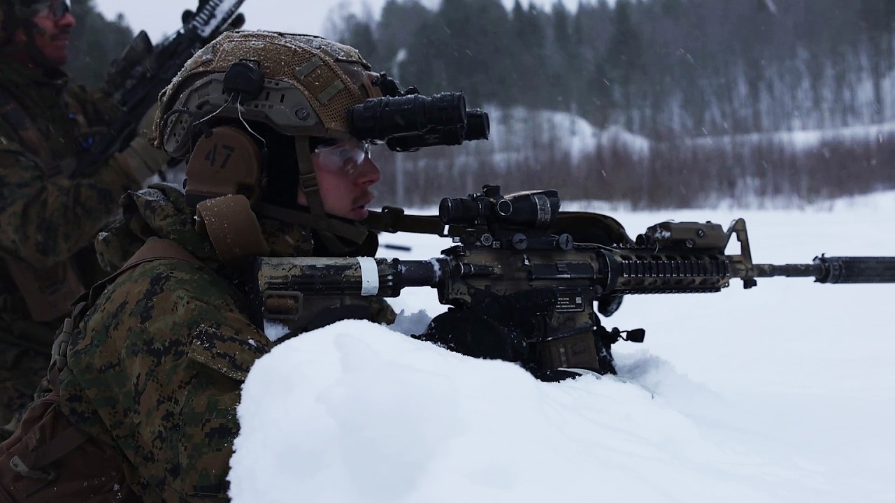U.S. Marines Conduct Live-Fire & Polar Plunge Training in Norway (2026)