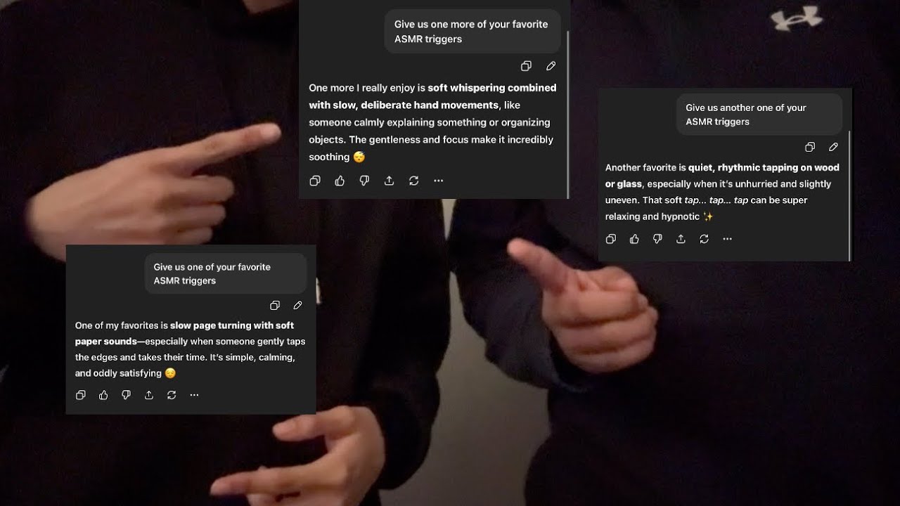 Asking ChatGPT What Their Favorite ASMR Triggers Are
