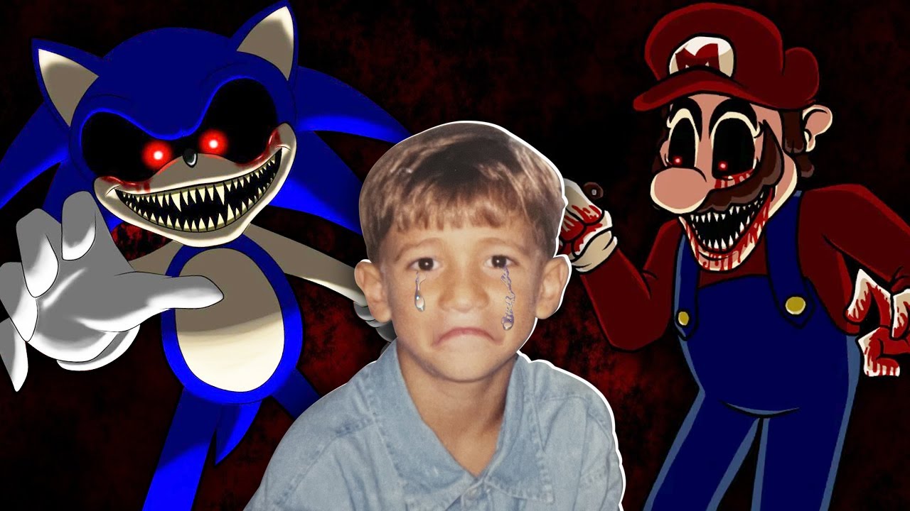 SONIC.EXE E MARIO.EXE DESTRUIRAM MINHA INFÂNCIA!