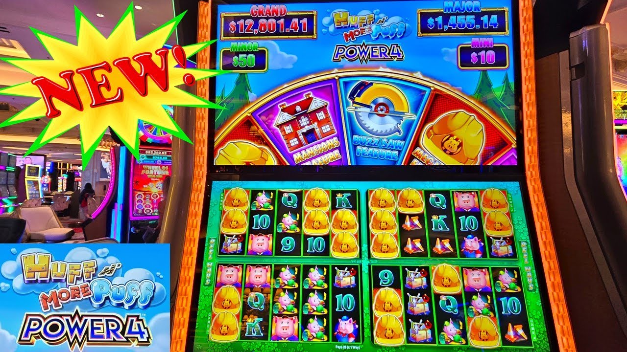 NEW SLOT HUFF N MORE PUFF POWER 4 SLOT | NEW SLOTS 2024 | #casino #slots #lasvegas #gambling