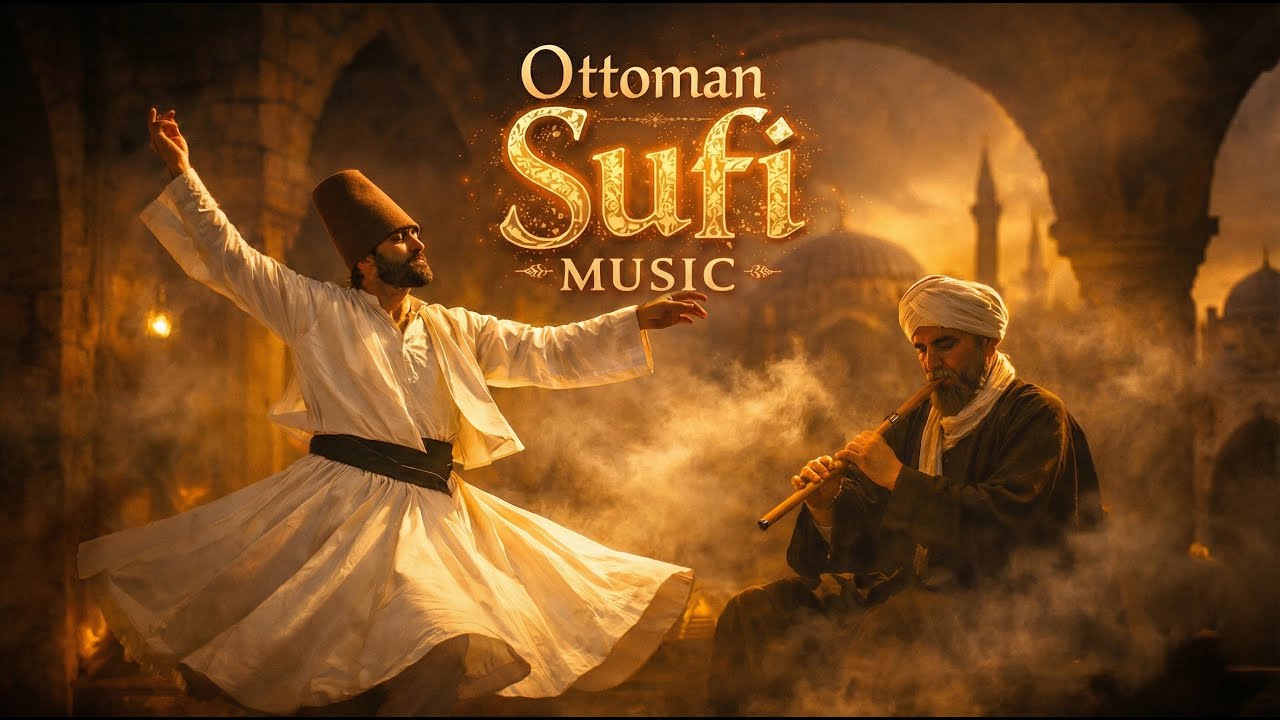 Turkish OTTOMAN SUFI Music | Ney Flute for Relaxation | 1 HOUR