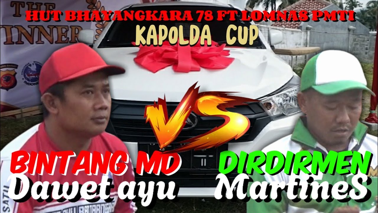 HUT BHAYANGKARA 78 KAPOLDA CUP FT LOMNAS PMTI LPK RMT STADIUM : BINTANG MD & DIRDIRMEN !!