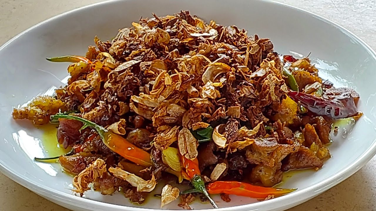 DAGING PEDAS BAWANG PUTIH PATTANI..SEDAK JETAK, PEDAS NERAK TEGULING..AROII CEMONG. 