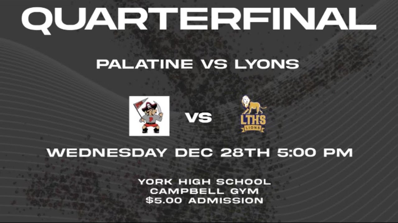 Palatine vs Lyons Twp Jack Tosh Holiday Classic Quarterfinal