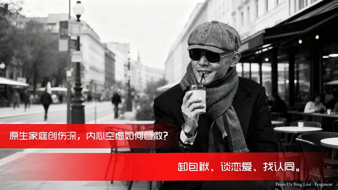 原生家庭创伤深，内心空虚如何自救？大冰：卸包袱、谈恋爱、找认同。