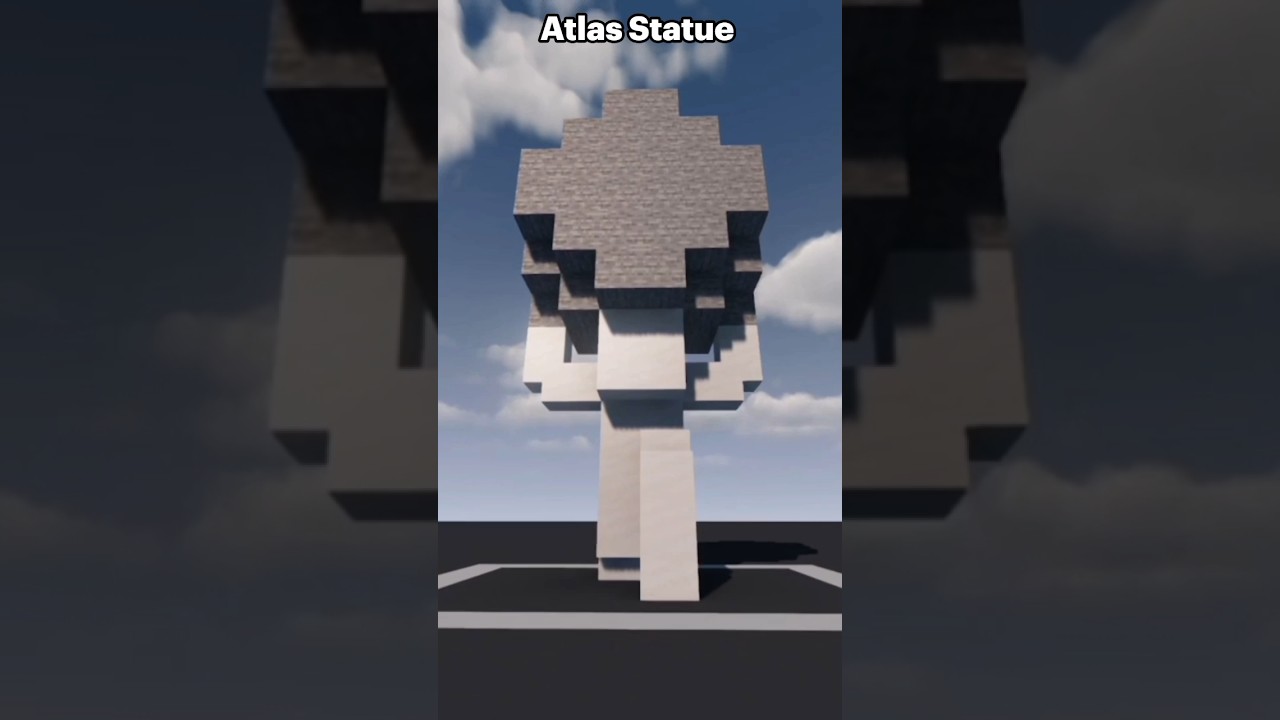 How To Build an Atlas Statue In Minecraft | Tutorial