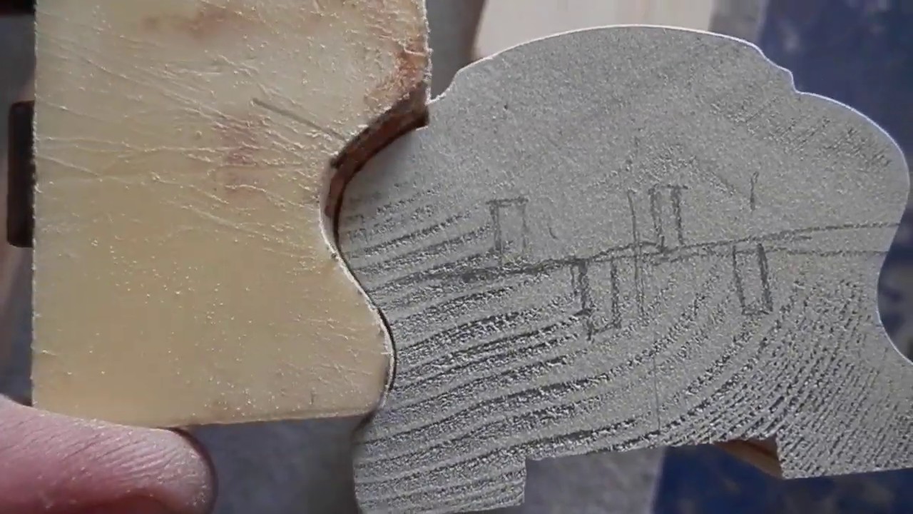 WOODMAN:Sanding wooden profile with Festool Duplex.