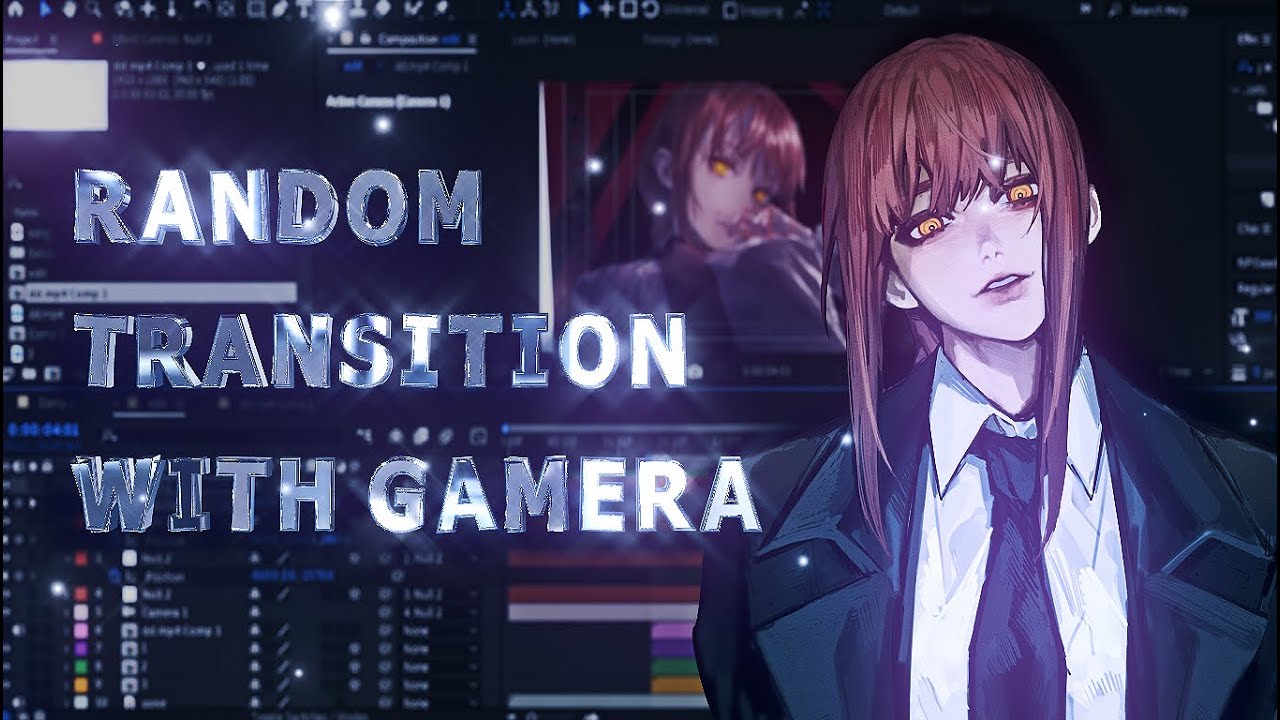 Random Transition #3 With Gamera For Photos _ After Effects AMV Tutorial