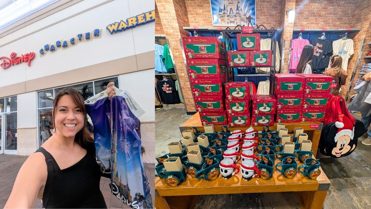 Disney Character Warehouse Outlet on International Drive! Huge Christmas Merch Drop!