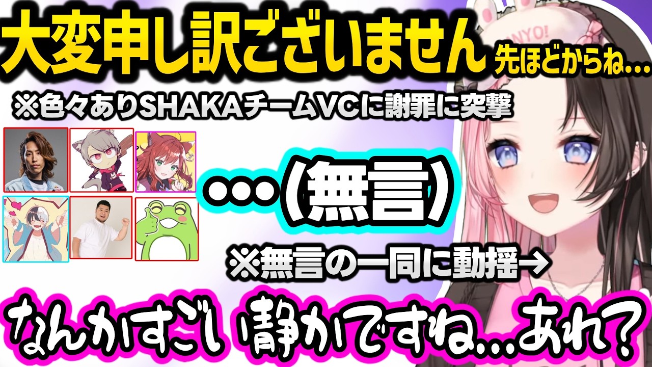 スクリムでSHAKAチームVCへの突撃直後にキレるひなーのｗｗ【橘ひなの/花芽すみれ/猫汰つな/白波らむね/銀城サイネ/ぶいすぽ】