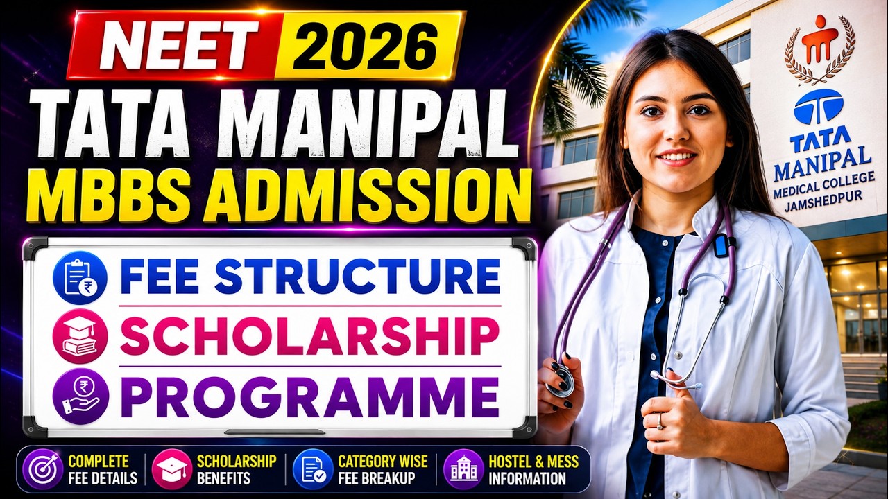 TATA Manipal MBBS Admission 2026 🔥 Fee Structure | Scholarship | Complete Guide | NEET 2026