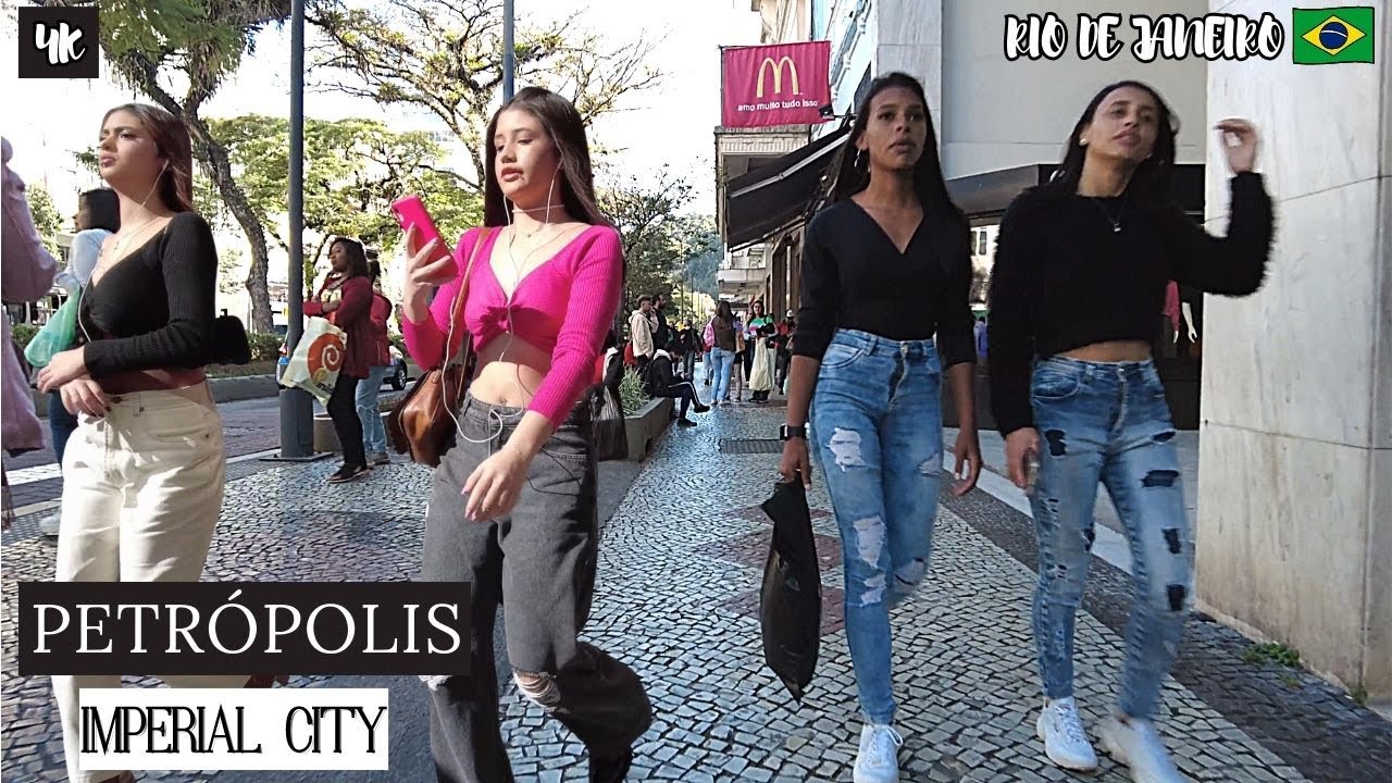 Walking in Petrópolis 🇧🇷 The Emperor's City | State of Rio de Janeiro, Brazil |【4K】2023