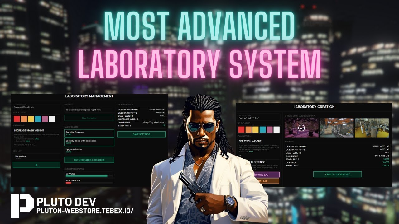 Realistic Drug Laboratory Script [QB/ESX] - FiveM Script