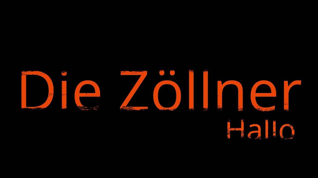 Die Z&ouml;llner - Hallo (Aus dem Album Dirk & das Gl&uuml;ck)