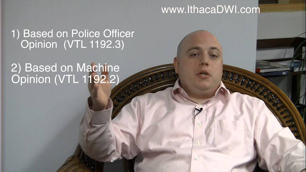 Ithaca Cortland DWI Lawyer explains Why You Get 2 DWI Charges