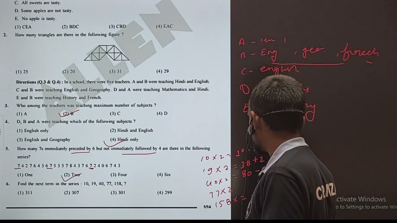 Class 10 Mental Ability ASAT Sample Paper 🧠 | Full Paper Discussion & Solutions | Scholarship Prep
