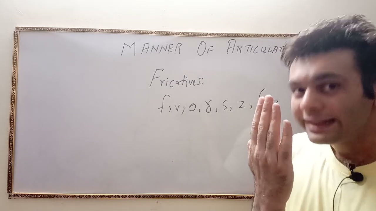 Consonants ll Manner of Articulation