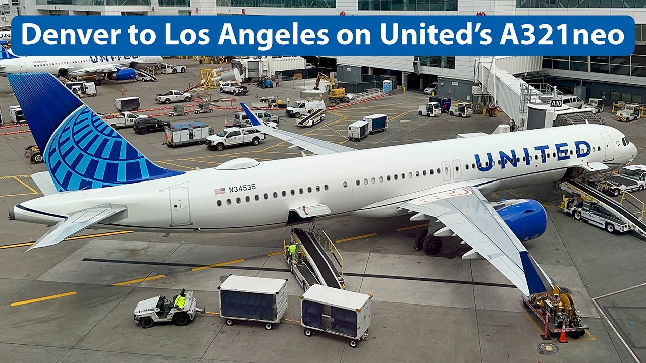United Airlines Airbus A321neo Economy Plus Trip Report | Denver to Los Angeles
