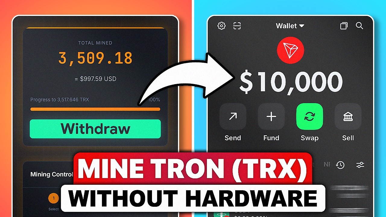 How to Mine TRX (TRON) in 2026 Without Hardware | Cloud Mining on Phone