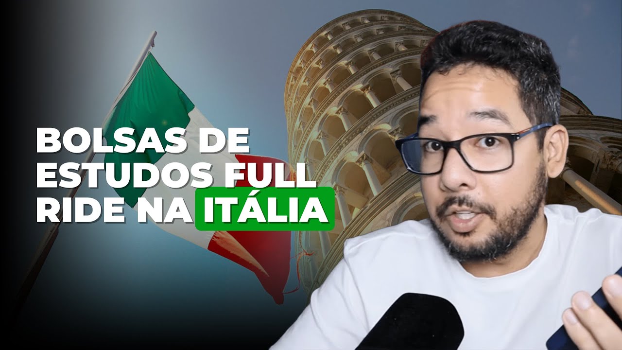 A Itália paga R$ 45.000 por ano para você comer Pizza e Estudar (Bolsa DSU)