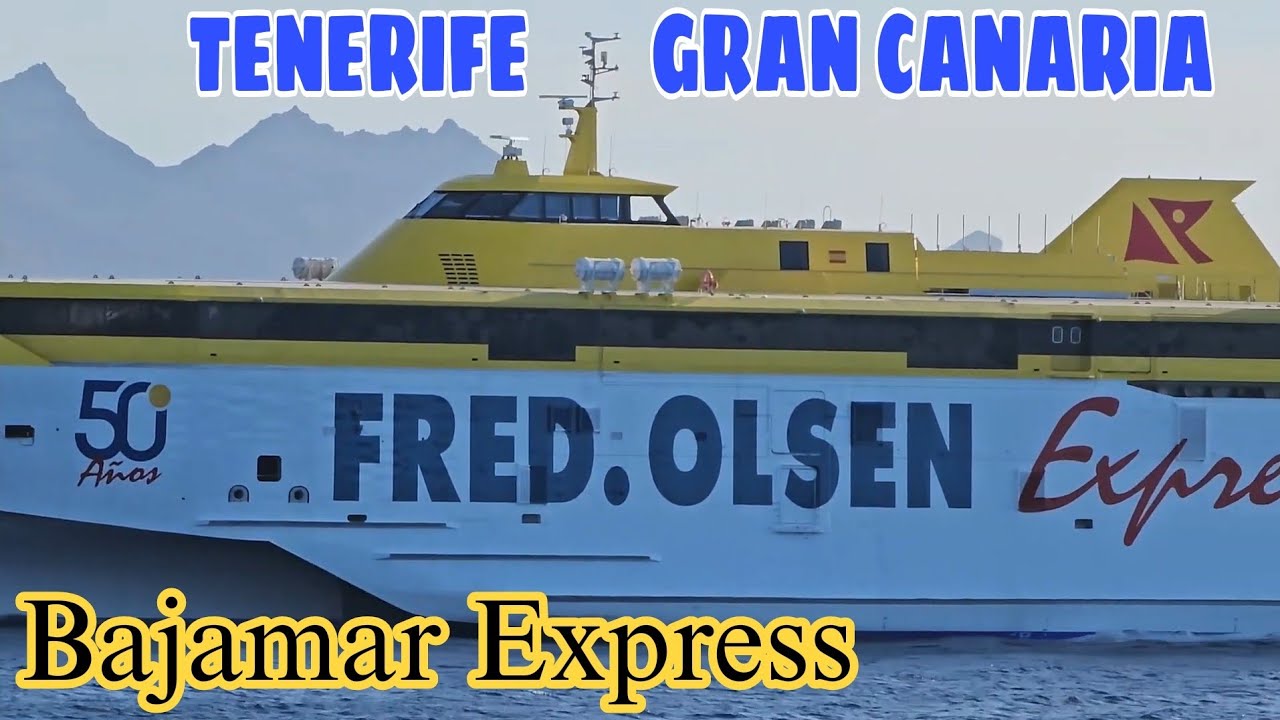 Bajamar Express. Tenerife-Gran Canaria. Fred Olsen Express. Abril 2024