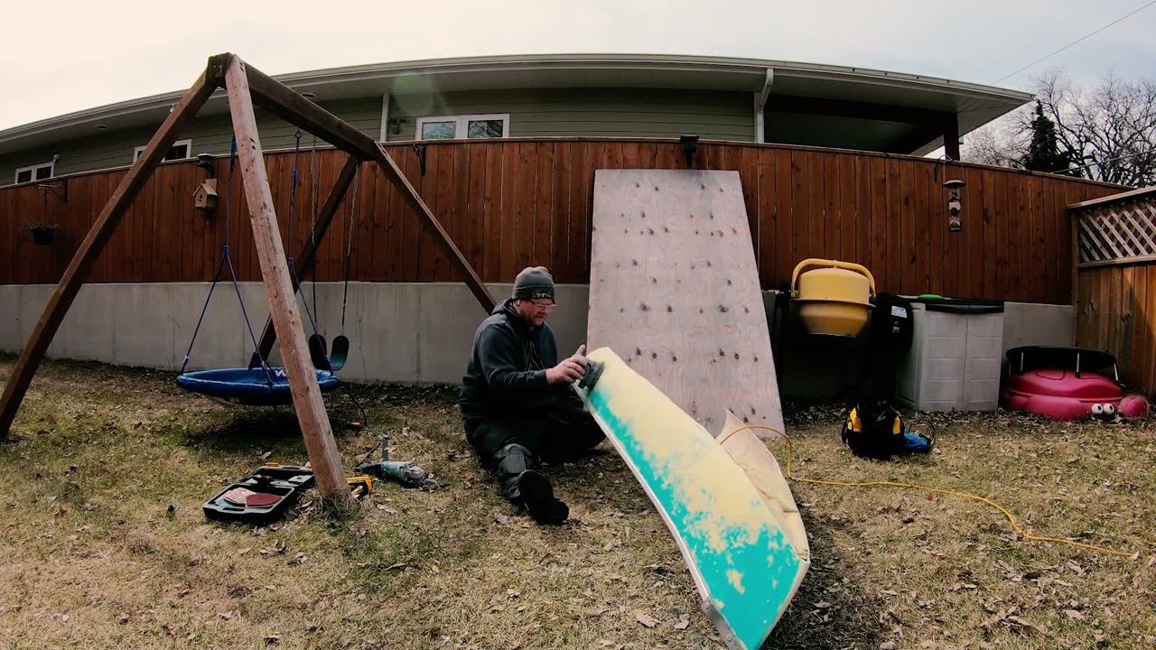 From Trash to Treasure: Transforming a Discarded Canoe PART 1