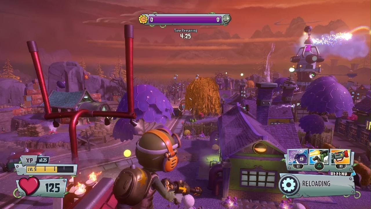 Plants vs Zombies GW2 gameplay