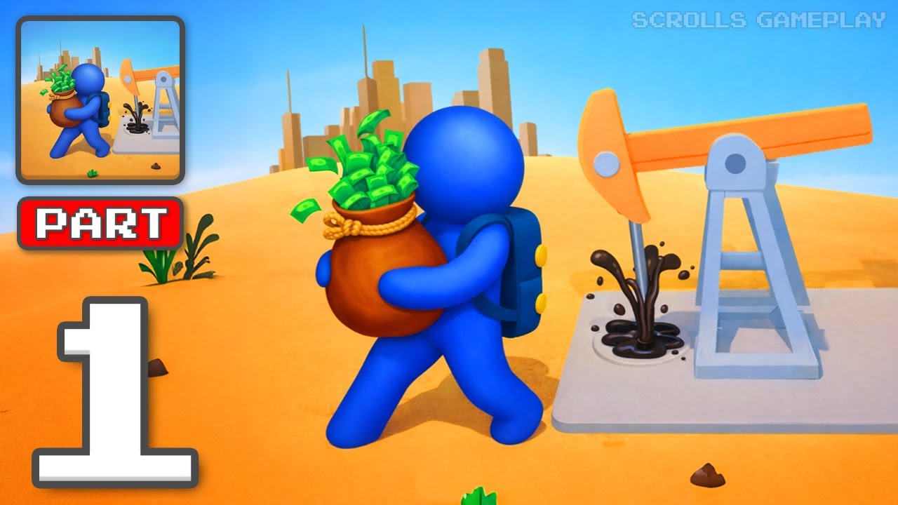 Oil Millionaire - Gameplay Walkthrough Part 1 - From Drill to Fortune (iOS, Android)