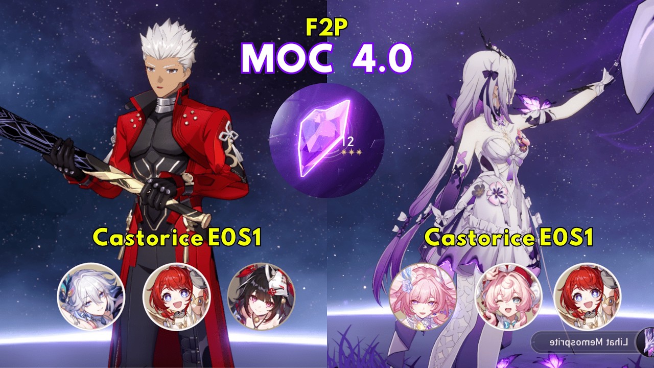 [F2P] Archer E0S0 x Castorice E0S1 | MoC 4.0 | Honkai: Star Rail