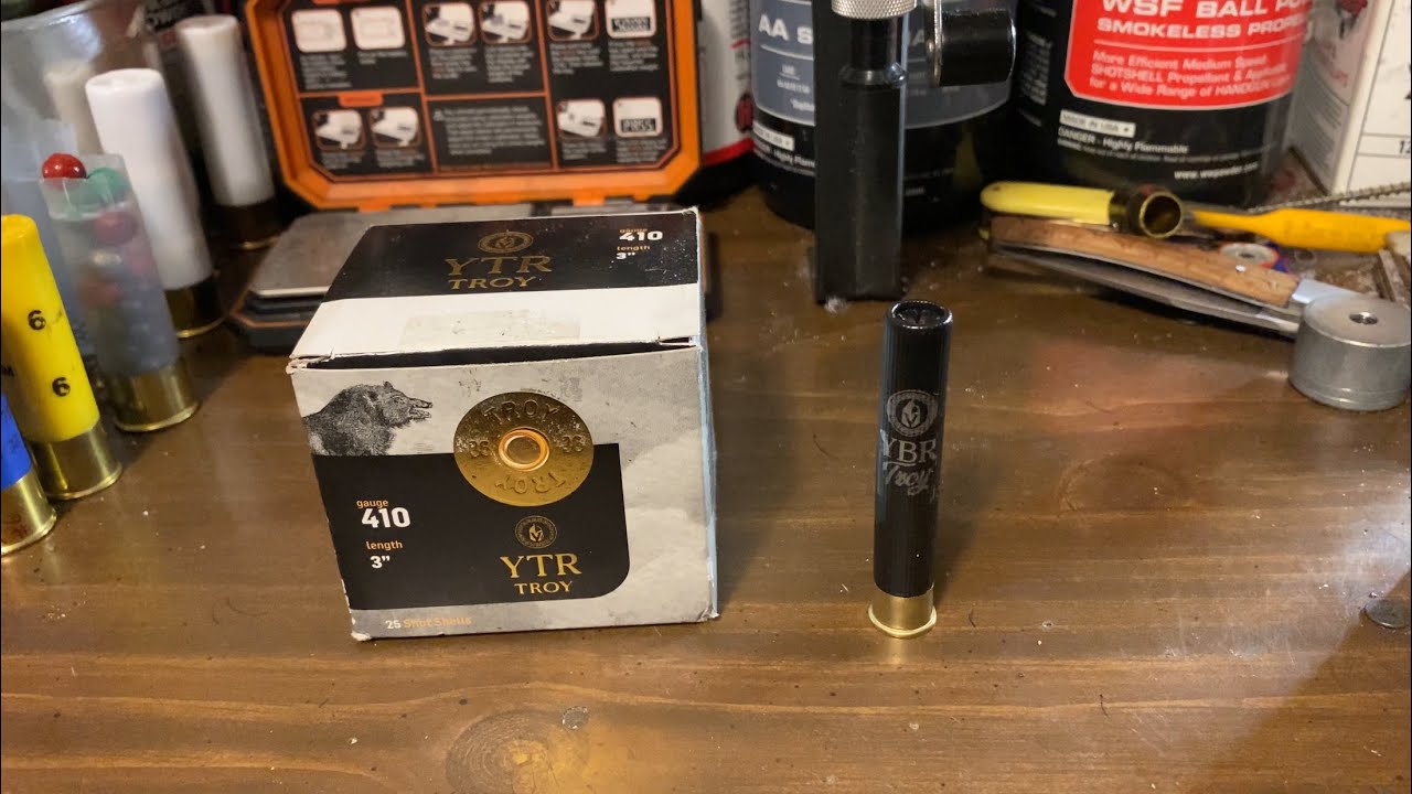 Troy .410 3” YTR/YBR #8 Shot Breakdown