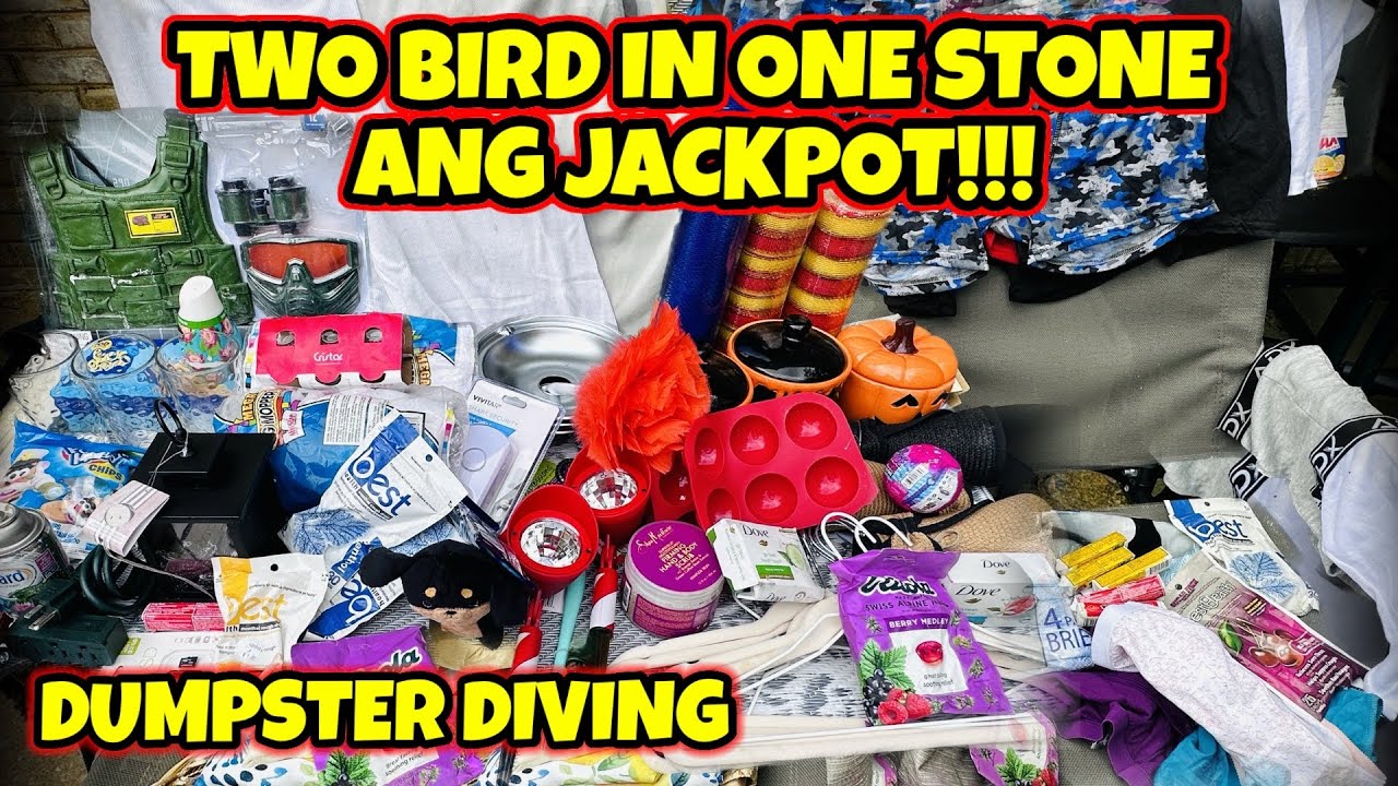 NAKA JACKPOT NG DALAWANG BESES SA ISANG DUMPSTER? PWEDE PALA YUN #dumpsterdiving #tomwallaceofficial