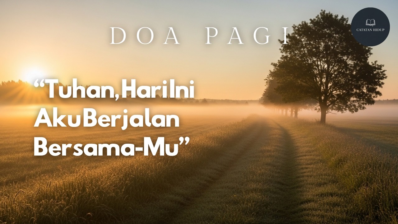 Tuhan, Hari Ini Aku Berjalan Bersama-Mu  |  Doa Pagi