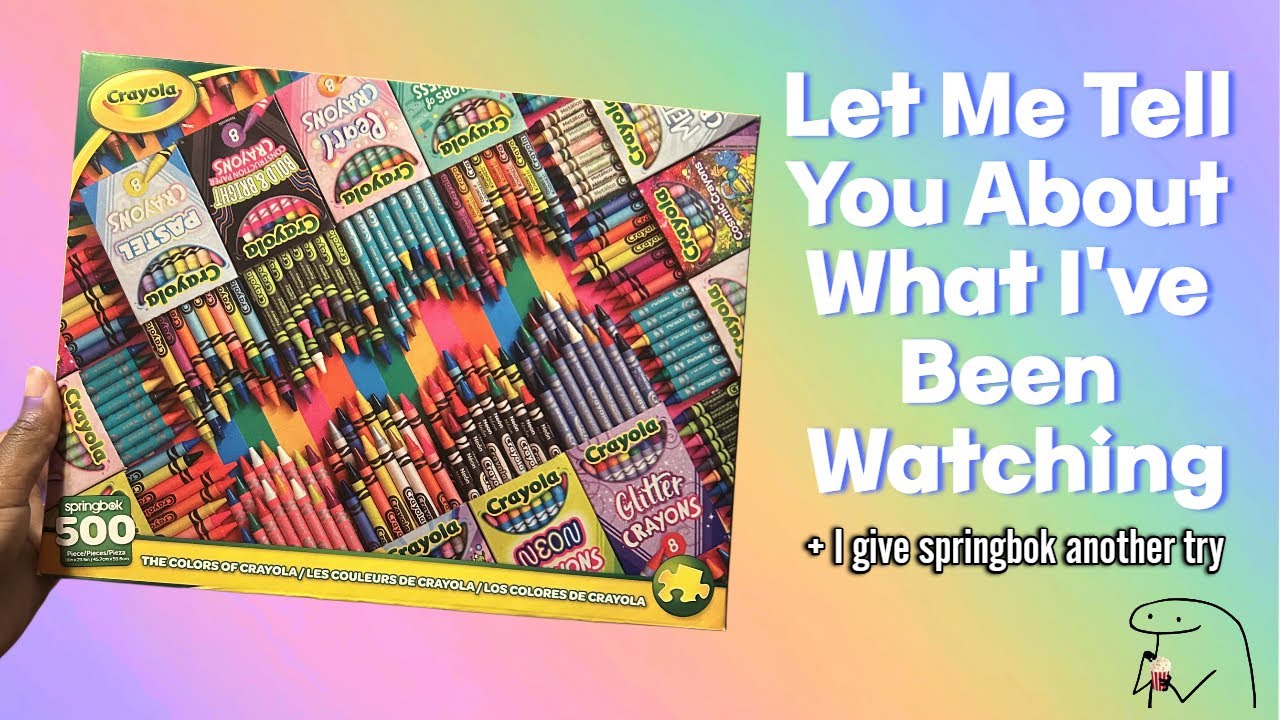 Colors of Crayola 500 Piece Puzzle by Springbok | And Let's Chat About What We're Watching