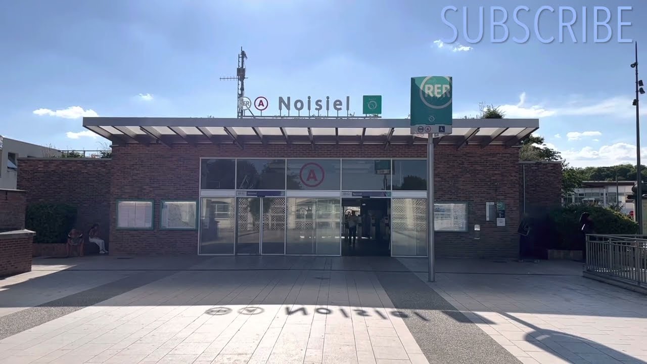 Ligne A du RER. Station Noisiel  Le Luzard