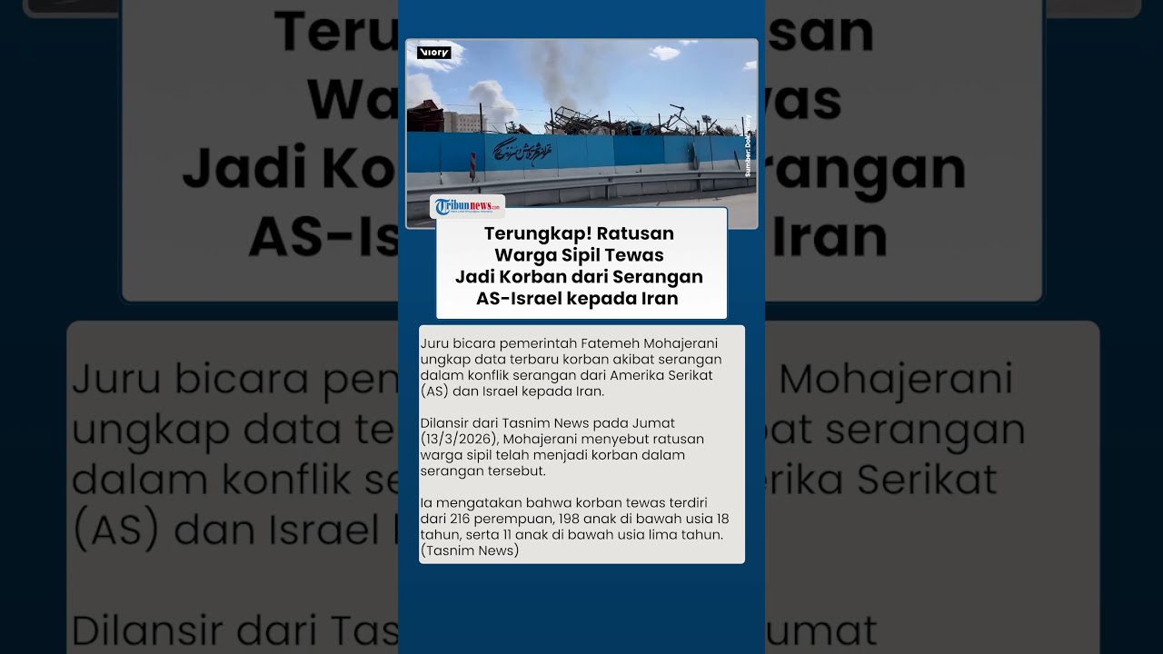 Terungkap! Ratusan Warga Sipil Tewas Jadi Korban dari Serangan AS-Israel kepada Iran