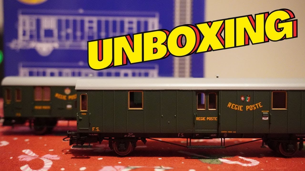 Un bellissimo regalo! - ATM Set 2 carri FS postali per servizi messaggeri - Unboxing & Review