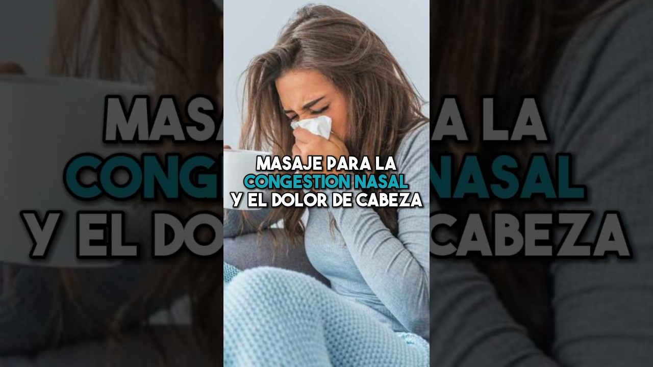 ➡️Masaje de los senos paranasales para el dolor de cabeza. 🤕 #fisioterapiatualcance