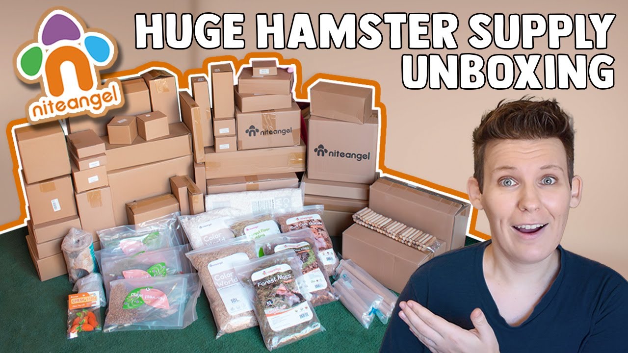 The Biggest Hamster Supply Unboxing!