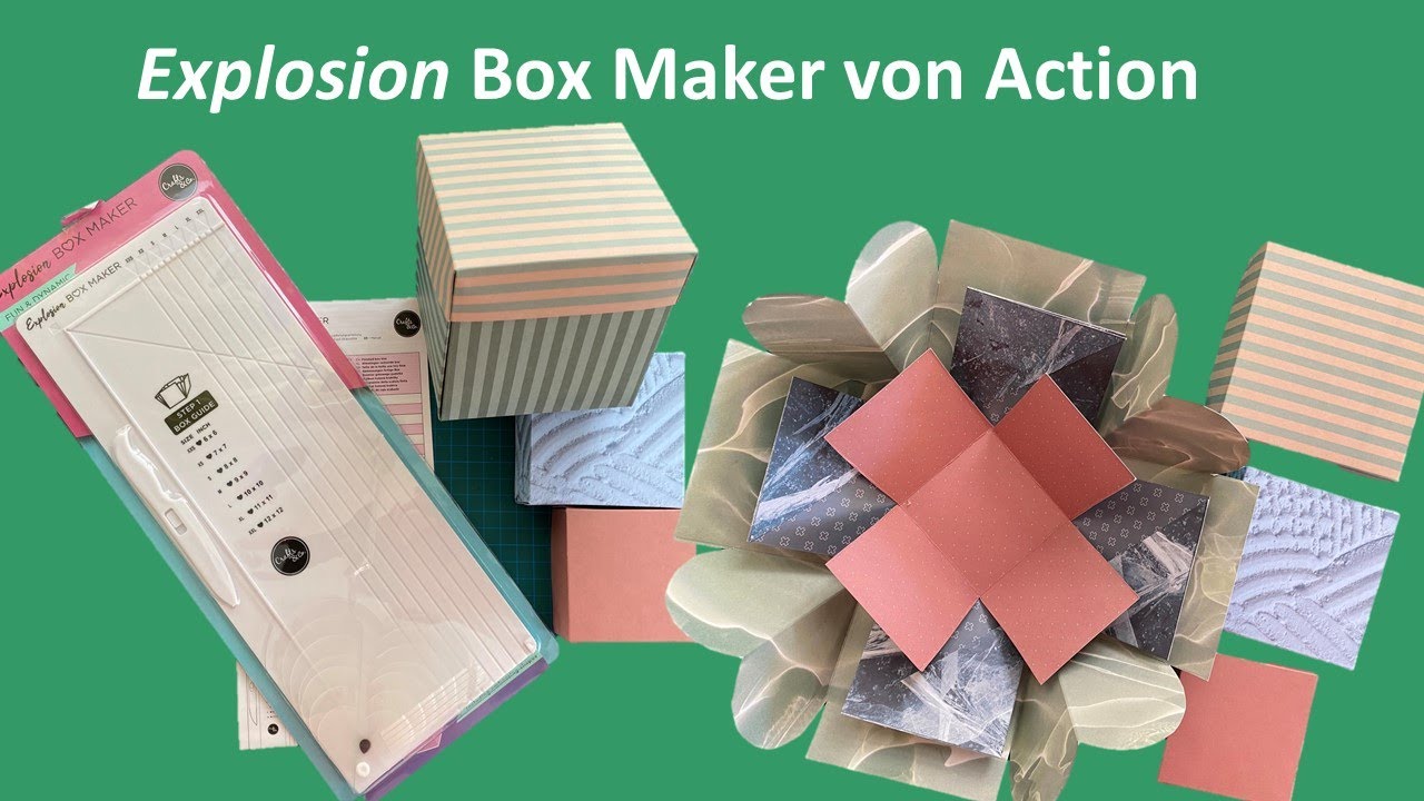 Explosion Box Maker von Action 🤩 | Neuheit 🎁 | Explosionsbox basteln
