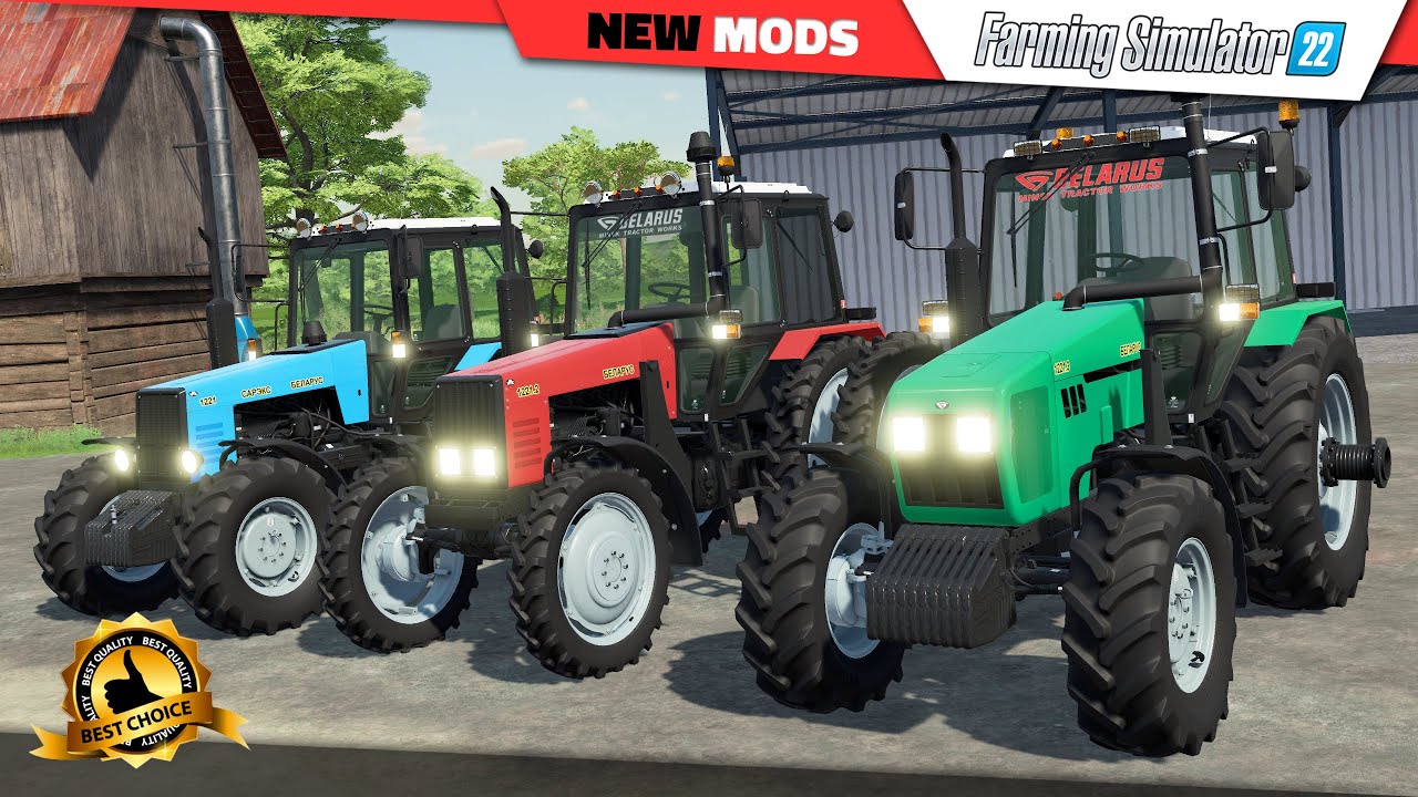 FS22 | NEW MOD | MTZ 1221 - Farming Simulator 22 Mods Review 2K