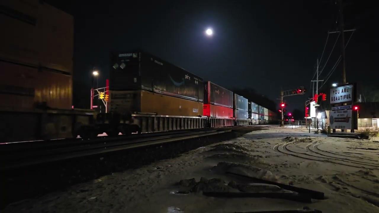 Evening Railfanning At Miller In Gary Indiana 2-1-26