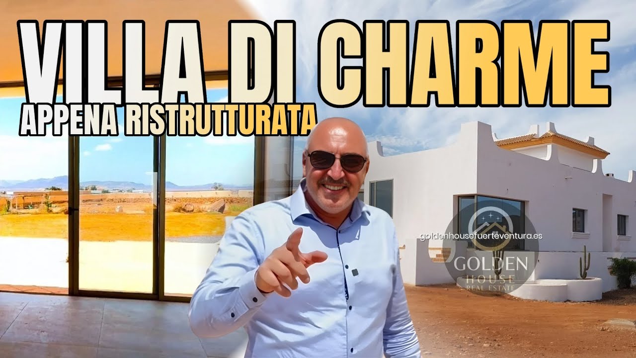 VILLA DA SOGNO A TRIQUIVIJATE - La tua oasi a Fuerteventura 🏡#goldenhousefuerteventura