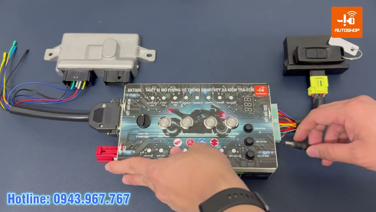 GIỚI THIỆU SẢN PHẨM SKTOOL 2.0 - THIẾT BỊ MÔ PHỎNG HỆ THỐNG SMARTKEY VÀ KIỂM TRA ECM