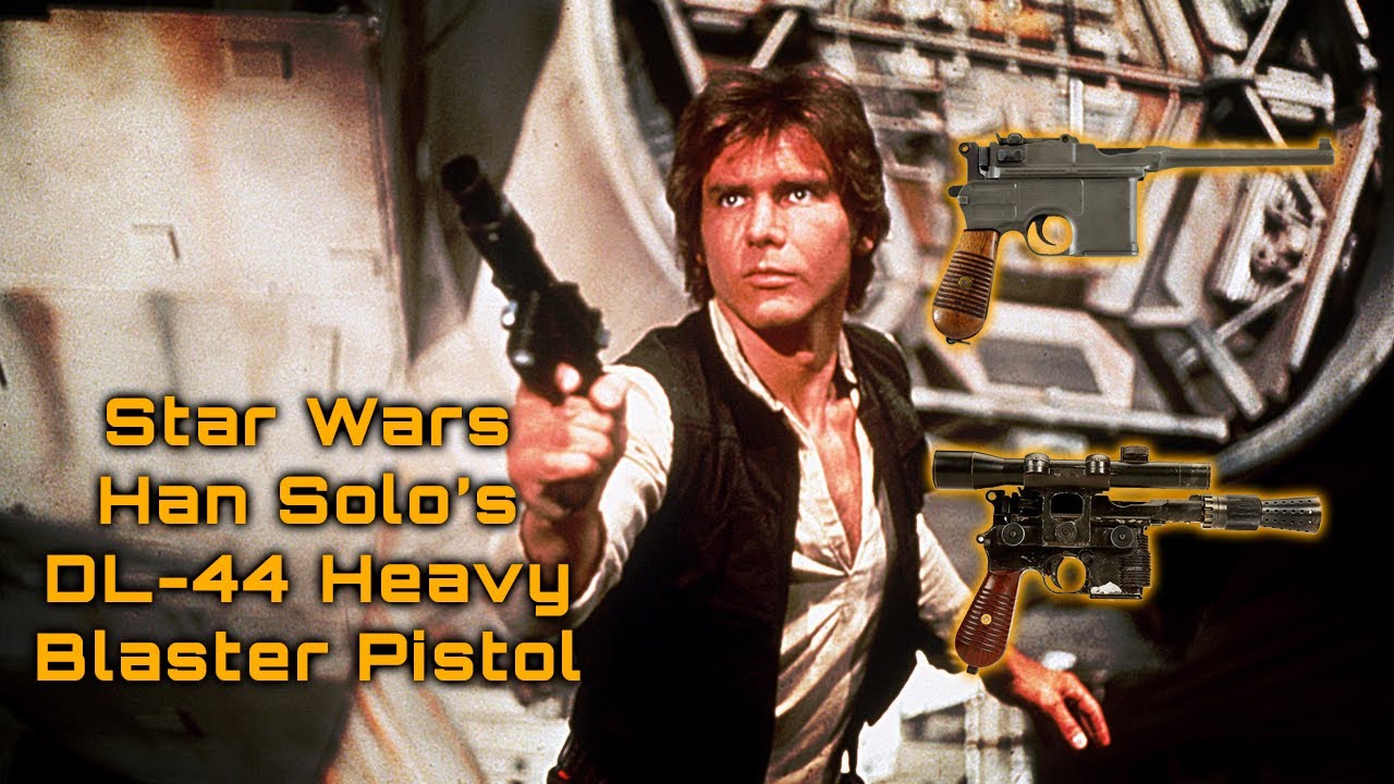 Star Wars Han Solo's DL-44 Heavy Blaster Pistol