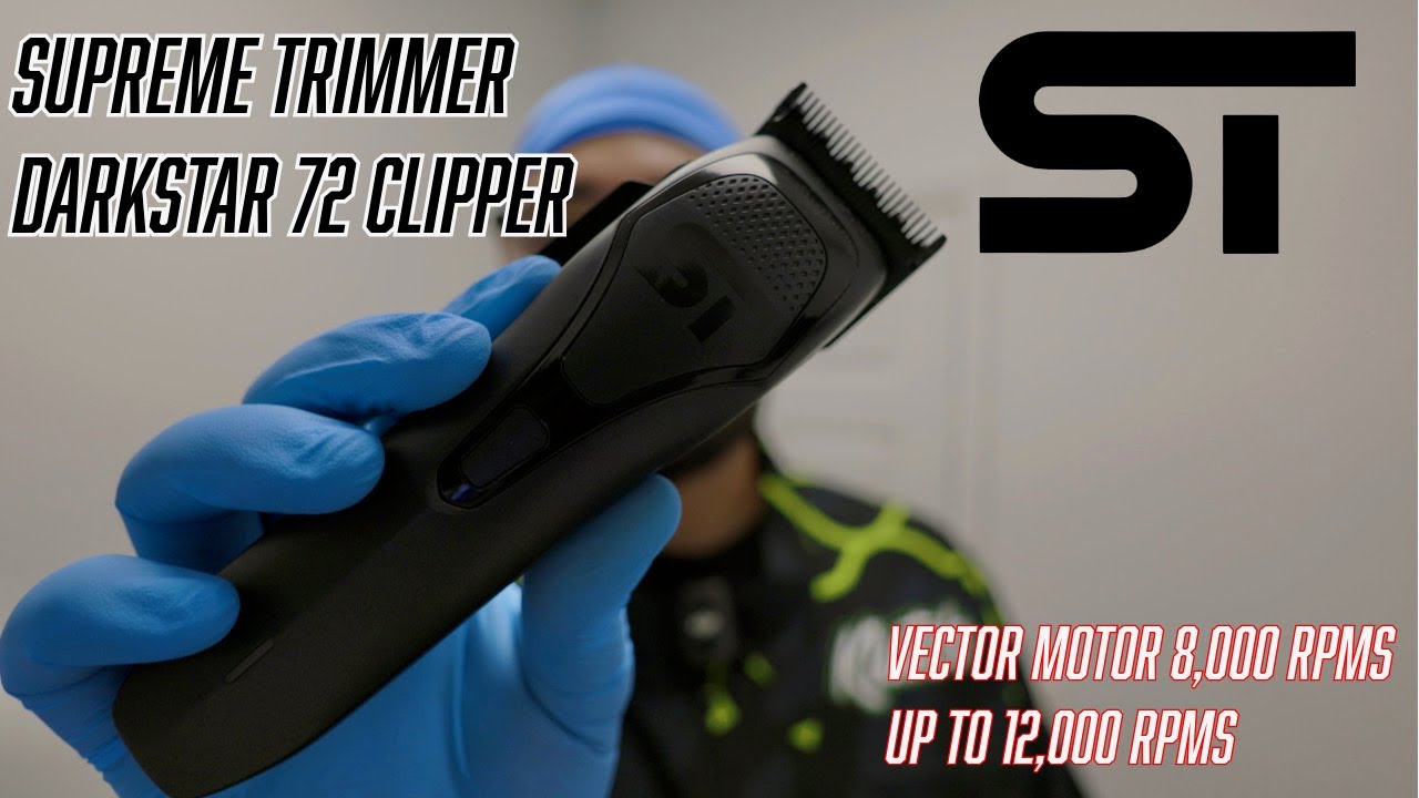⚡️DARKSTAR 72 🛫 UNBOXING New Supreme Trimmer VECTOR Motor Clipper + First thoughts