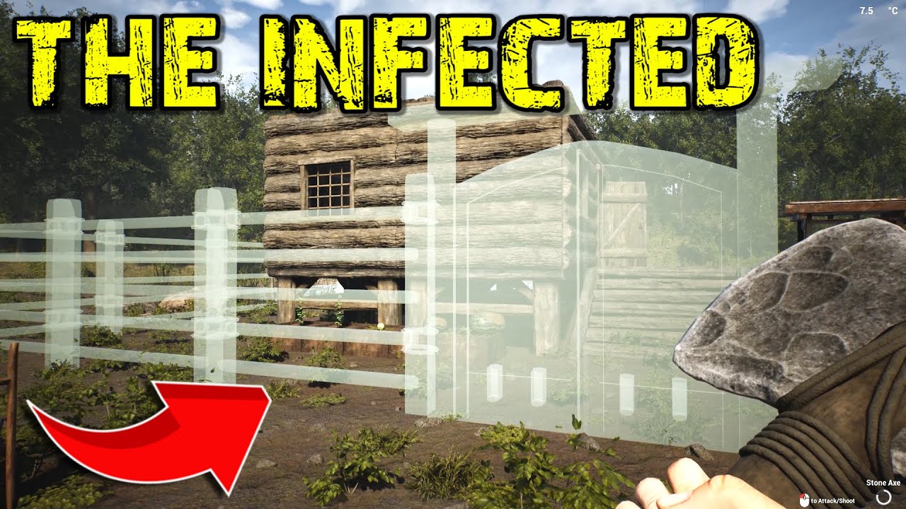 Building a Fortified Wall and Gate - The Infected Gameplay - Part 5