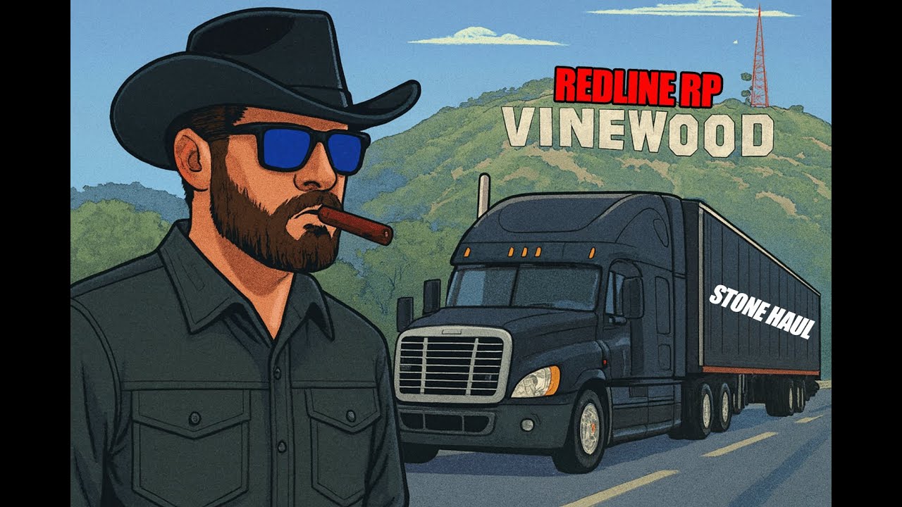 Mark Stone Hauling Goods In Redline RP