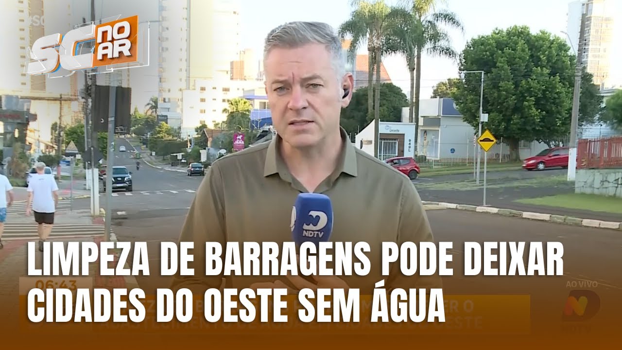 Limpeza de barragens pode afetar abastecimento de &aacute;gua no Oeste de SC