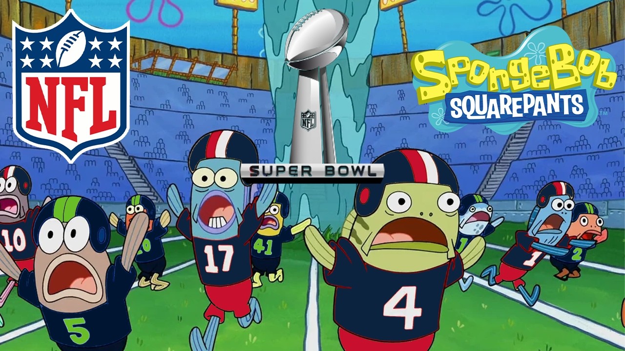 Super Bowls 1-60 Portrayed by SpongeBob NEW 2026